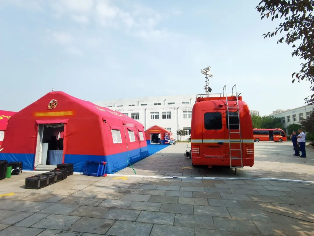 专业支撑专业，9888拉斯维加斯勘察消防车参演2024年度山东全省消防监督岗位演练活动！